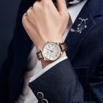 Genuine Leather Watch Men's Luminous Calendar Quartz - Image 2