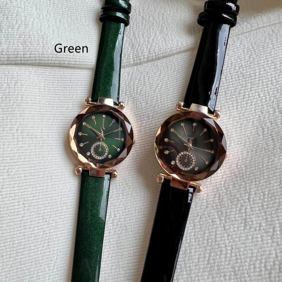 Women's Fashion Simple Belt Rhinestone Quartz Watch - Image 3