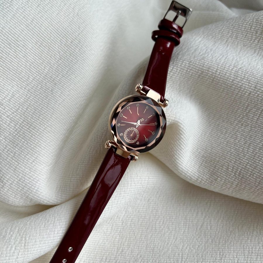 Women's Fashion Simple Belt Rhinestone Quartz Watch - Image 4