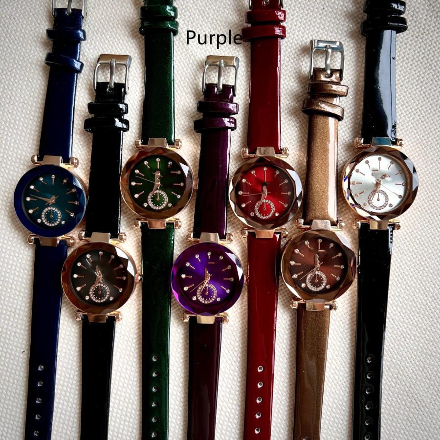 Women's Fashion Simple Belt Rhinestone Quartz Watch - Image 5