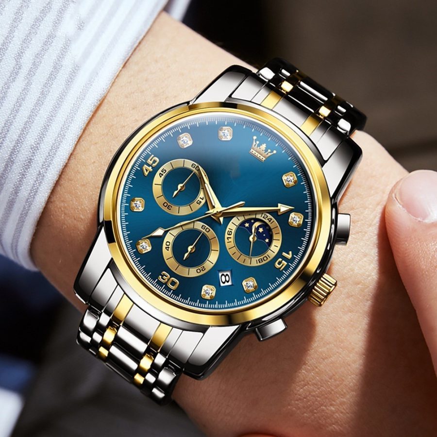 Hot Selling Metal Multifunctional Men's Quartz Watch - Image 2