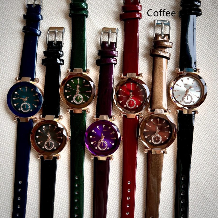 Women's Fashion Simple Belt Rhinestone Quartz Watch - Image 2