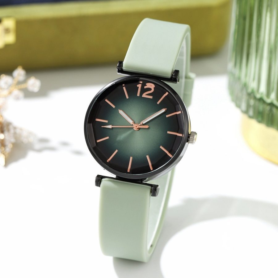 Women's Fashion Gradient Silicone Casual Watch - Image 10