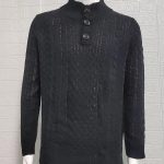 New Sweater Men's Solid Half High Neck Slim Long Sleeve - Image 7