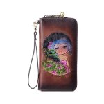 RFID Anti-theft Swiping Women's Handmade First Layer Cowhide Wallet - Image 7