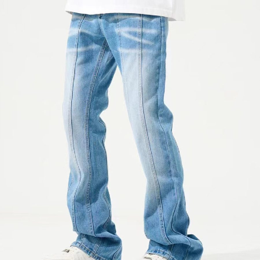 Men's Fashion Casual Vintage Jeans - Image 2