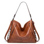 Fashion Large Capacity Totes Casual Handbag Shoulder Crossbody Retro Big Bag - Image 4