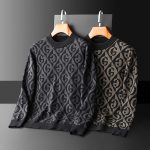 Men's Cardigan Thick Half Turtleneck Sweater Crewneck Slim