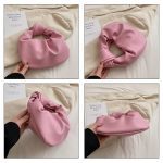 Western Style Crossbody Portable Pleated Cloud Bag For Women - Image 7