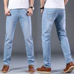 Men's Comfortable Elastic Straight Fit Jeans - Image 2