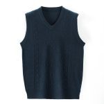 Warm Cashmere Waistcoat For Middle-aged And Elderly Dad - Image 4