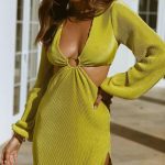 Autumn Fashion Pressed Pleated Waistless Women's Dresses - Image 3