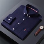 Mens Casual Shirt Fashion Business Dress Shirts Men Clothes - Image 5