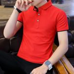 Polo Shirt For Men Casual Short Sleeve Polo Shirts Patchwork Turn-down Collar Zipper T-Shirt Summer Men Shirt Tops - Image 6