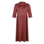 Loose button midi dress - Image 5