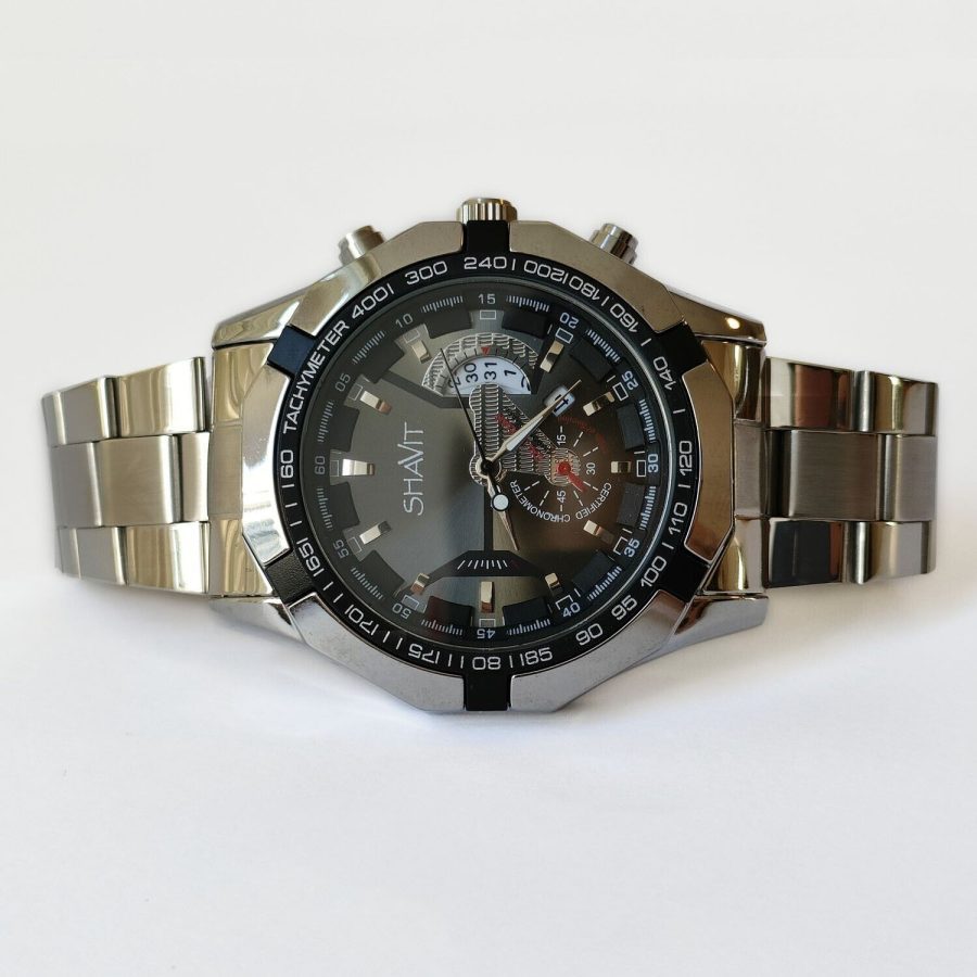 Men's Quartz Watch Stainless Steel Analog Waterproof Business Wristwatch Fashion - Image 7