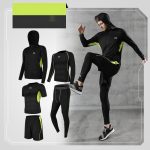 Running quick-drying basketball sports suit five-piece training suit - Image 6