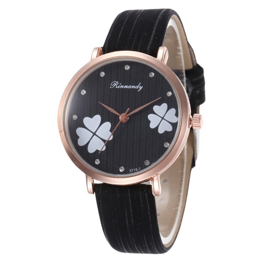 Women's Diamond Leather Belt Watch PU - Image 5
