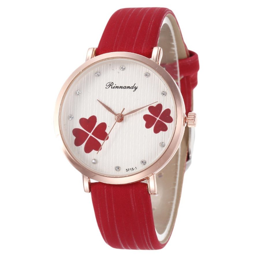 Women's Diamond Leather Belt Watch PU - Image 3