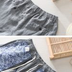 Linen Color Weave Striped Shorts - Image 6
