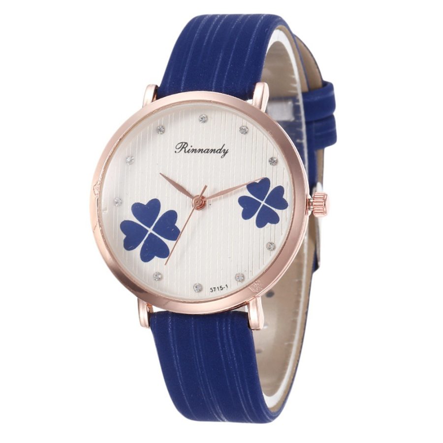 Women's Diamond Leather Belt Watch PU - Image 4
