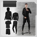 Running quick-drying basketball sports suit five-piece training suit - Image 3