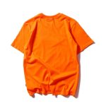 Block printed short - sleeved T shirts for men and women casual cotton tee undershirts - Image 2