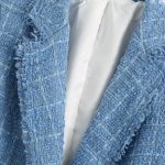 Retro loose suit tweed women's blazer jacket casual women streetwear - Image 2