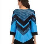 Blouse with irregular hem - Image 4