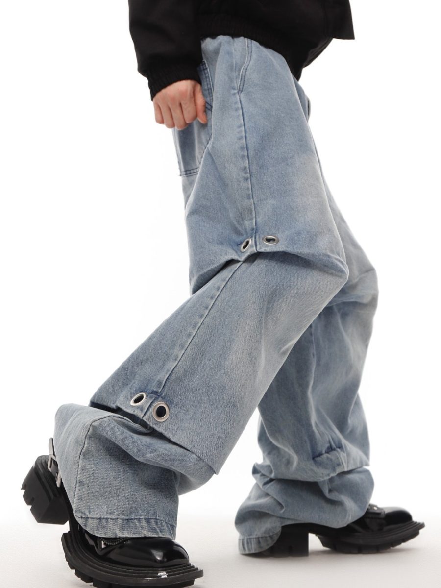 Washed Denim High Waisted Silhouette - Image 2