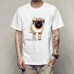Personality spoof pug men T-shirt - Image 6