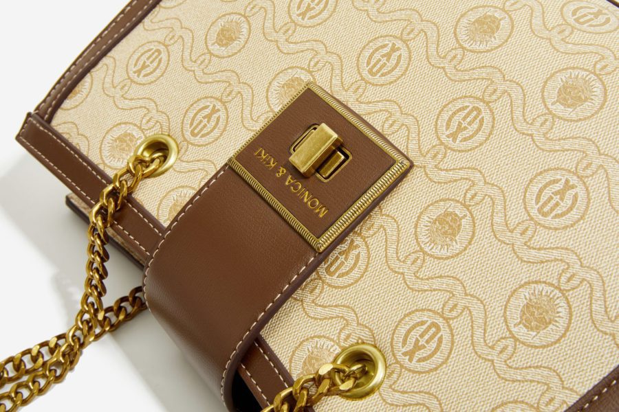 Retro Chain Shoulder Strap Large Capacity Women's Bag - Image 8