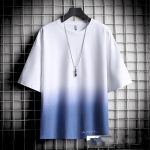 Hong Kong style loose T-shirt men - Image 9