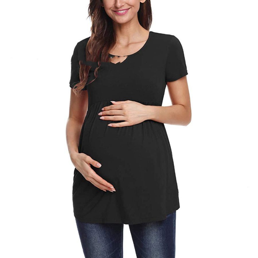 Pregnant Women Breastfeeding Polyester T-shirt - Image 3