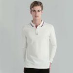 Men's Polo Shirts Fashion Casual Lapel Tops Autumn And Winter Long Sleeves - Image 2