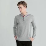 Men's Polo Shirts Fashion Casual Lapel Tops Autumn And Winter Long Sleeves - Image 6