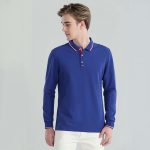 Men's Polo Shirts Fashion Casual Lapel Tops Autumn And Winter Long Sleeves - Image 3