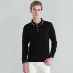 Men's Polo Shirts Fashion Casual Lapel Tops Autumn And Winter Long Sleeves - Image 4