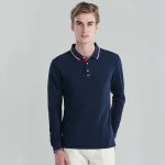 Men's Polo Shirts Fashion Casual Lapel Tops Autumn And Winter Long Sleeves - Image 5