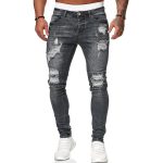 Hole-Worn White Cowboy Doing Old Pants Men With Small Feet - Image 3