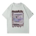 Creative Printed Short-sleeved T-shirt Men - Image 5