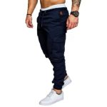 Men's Woven Fabric Casual Pants Drawstring Pants - Image 8