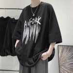 Summer Men's Letter Printing T-shirt Men - Image 2