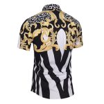 Fashion 3D Print Luxury Harajuku Men Dress Shirts - Image 3