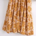 Women's Long Sleeve Printed Midi Dress - Image 5