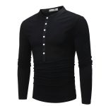 Young Men Fake Two Long Casual T-Shirts - Image 6