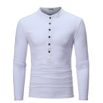 Young Men Fake Two Long Casual T-Shirts - Image 7