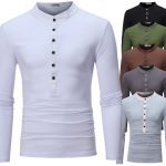 Young Men Fake Two Long Casual T-Shirts - Image 5