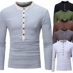 Young Men Fake Two Long Casual T-Shirts - Image 4