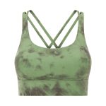 SHINBENE MUST-HAVE TIE DYE Cross Yoga Workout Sport Bra Tops Women Naked Feel Shockproof Push Up Running Gym Fitness Brassiere - Image 7